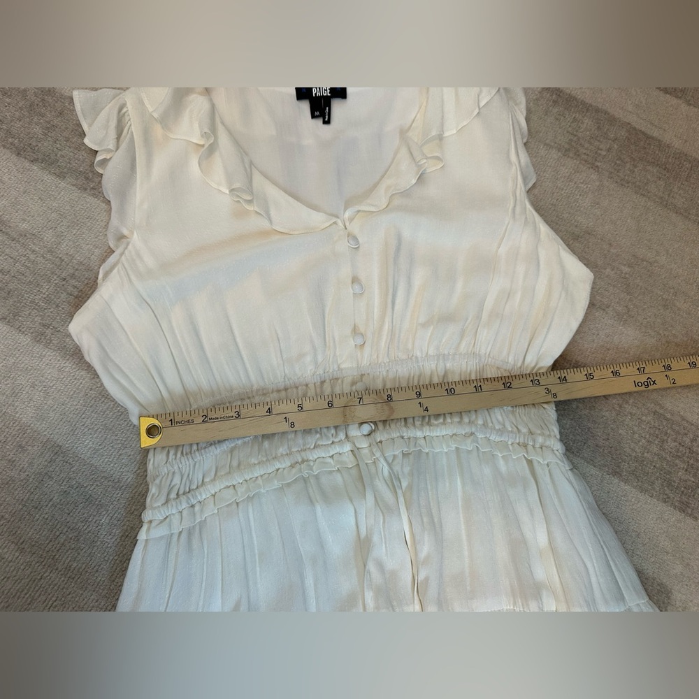 PAIGE Women’s Paradis Mini Dress White (Size M) - Picture 12 of 12